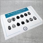 Saw piercing template pack for jewellery making