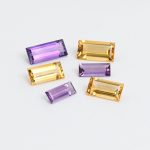 Amethyst and Citrine Baguette Cuts 30.58cts - lot 87