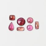 Tourmaline Rose Cut Gemstones