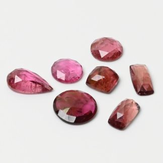 Tourmaline Rose Cut Gemstones