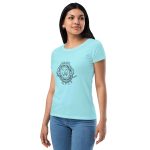 Womens Fitted T-Shirt Cancun Left Front (Metalsmith Academy-Black Printing)