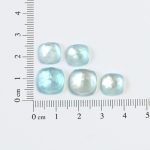 Blue Topaz and Mother of Pearl Doublets
