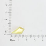 Lemon quartz and mother of pearl kite cut 10mm x 17mm