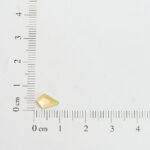 Lemon quartz and mother of pearl kite cut 6mm x 9mm