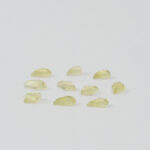 Lemon quartz and mother of pearl kite cut 4.5mm x 7mm