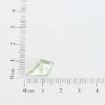 Green amethyst and mother of pearl kite cut 10mm x 17mm