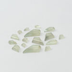 Green amethyst (praisolite) kite cut gemstones
