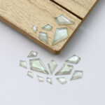 Green amethyst (praisolite) kite cut gemstones