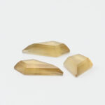 Champagne quartz and mother of pearl kite cut 10mm x 17mm