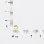 Citrine and mother of pearl round cabochon 4mm