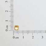 Citrine and mother of pearl sugarloaf cabochon 4.5mm