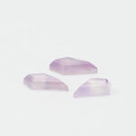 Lilac amethyst and mother of pearl kite cut 8mm x 13mm