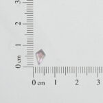 Lilac amethyst and mother of pearl kite cut 4.5mm x 7mm