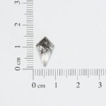 Tourmalinated quartz kite cut 8mm x 13mm